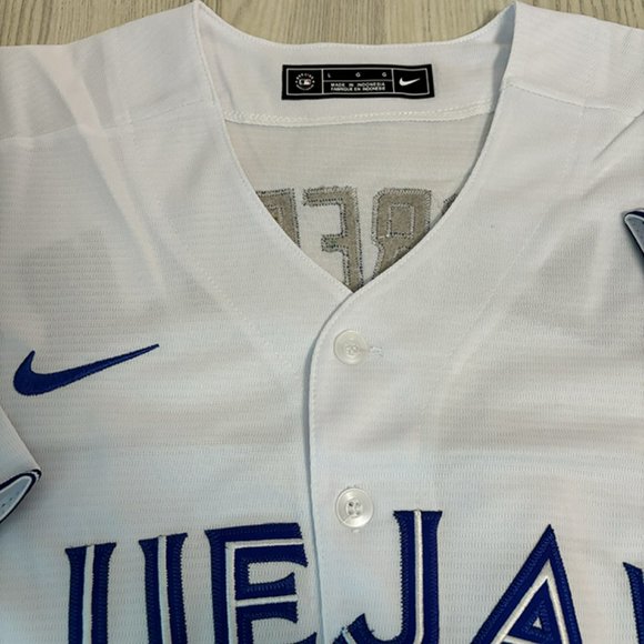Vladimir Guerrero Jr. Jersey Nike MLB White Toronto Blue Jays Baseball Jersey 27 - Picture 2 of 5